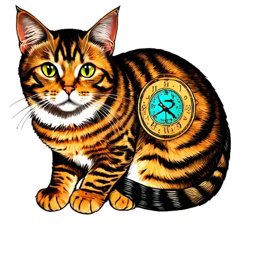Bengal Cat Stops Time