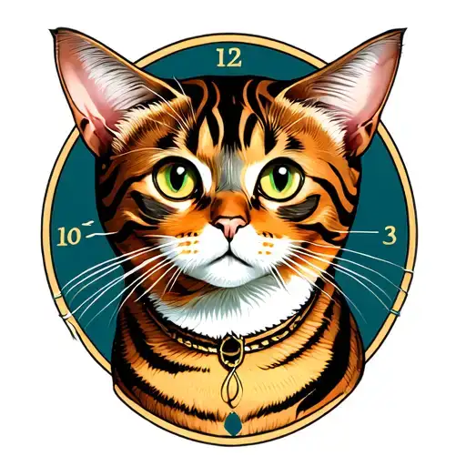 Bengal Cat Stops Time