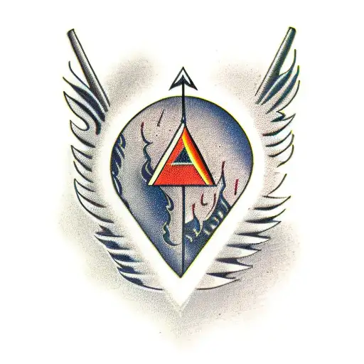 Arrow Head With Fire