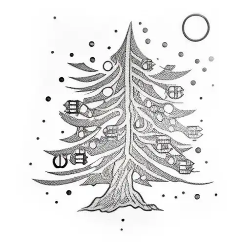 Tree Made Out Of A Circuit Board