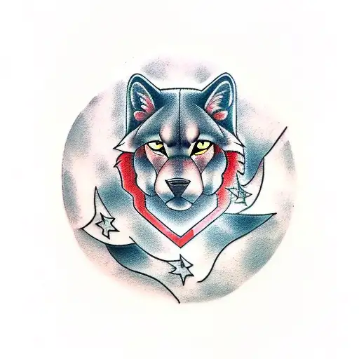 Half Of A Panther And Half Of A Wolf