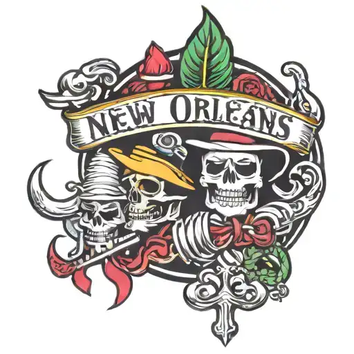 New Orleans Themed Sleve