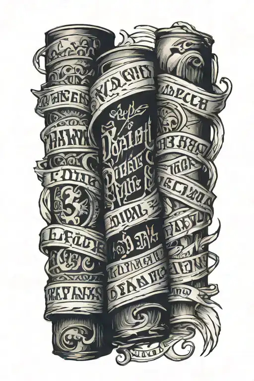 Canvas That Is Empty With Dates On It And Wraps Around The Entire Forearm