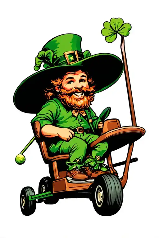 Leprechaun Golf Cart
