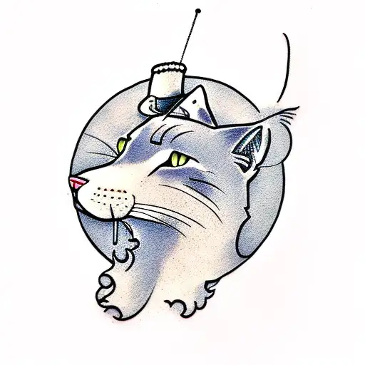 Cat Cowboy Texas Pistol