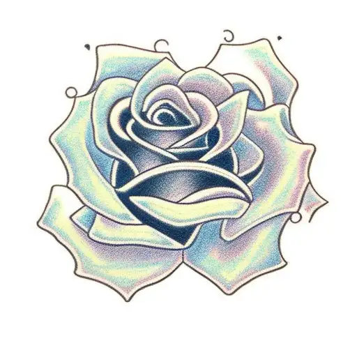 Rose And Anchor And Cross