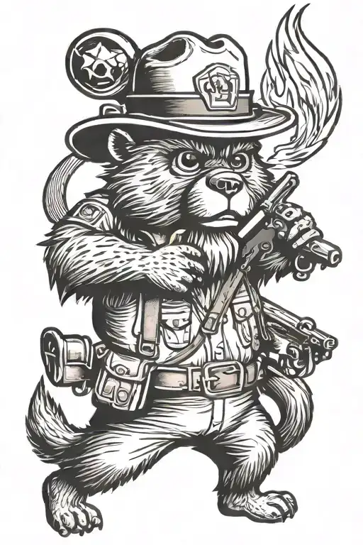 Smokey Bear Armed