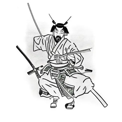 Samurai With Abs