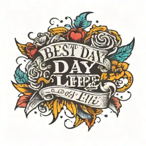 Text Best Day Of My Life