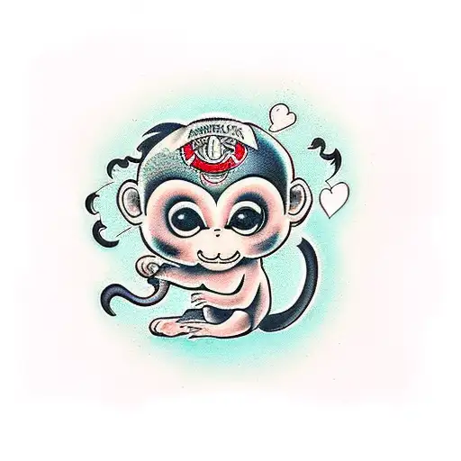 Cute Baby Girl Monkey