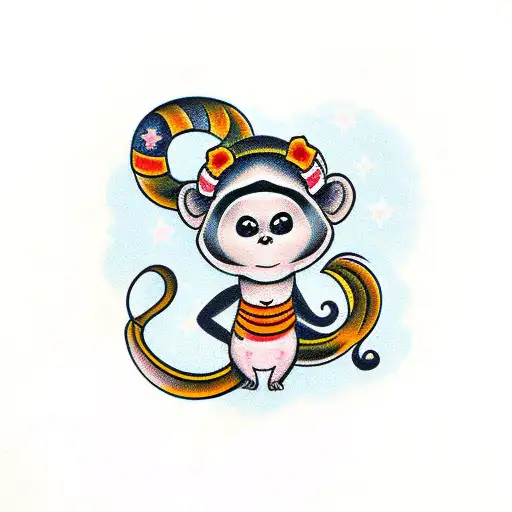 Cute Girl Monkey