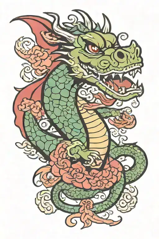 Mushy Dragon From Mulan