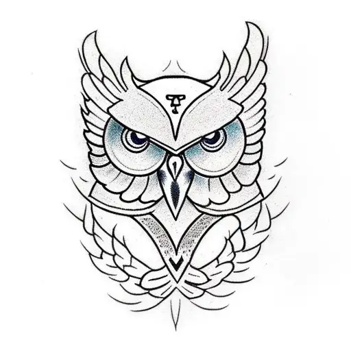 Owl With All Seeing Eye