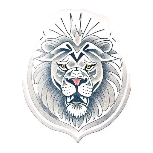 Standing Lion And Lioness