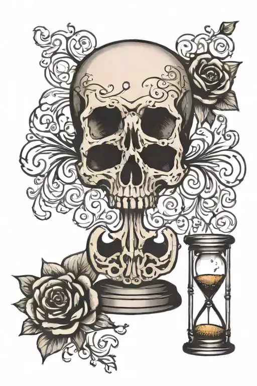 Hourglass Skull