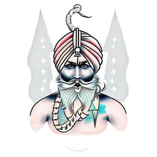 Sikh Warrior Muscular