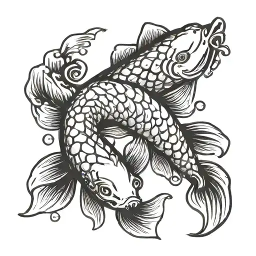 Woman Hands Holding Koi Fish Swimming Gracefully