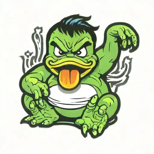 The Hulk Rubber Duck