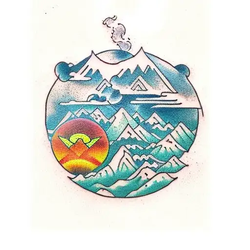 Ying Yang City Mountain