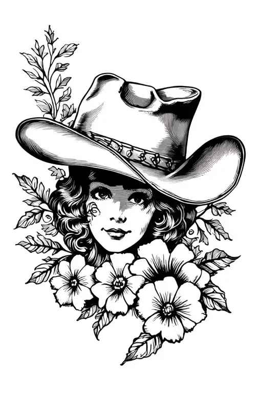 Cowboy Hat Flowers