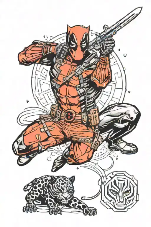 Deadpool Killing Black Panther