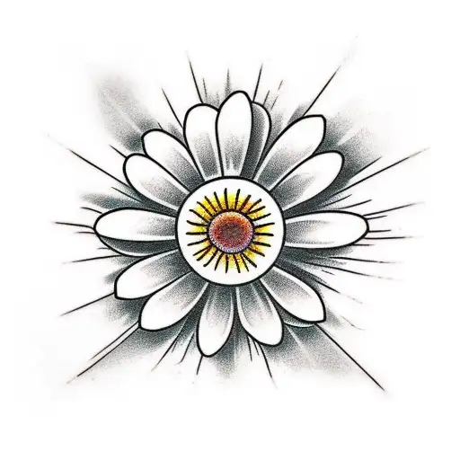 A Daisy On Burning Ember