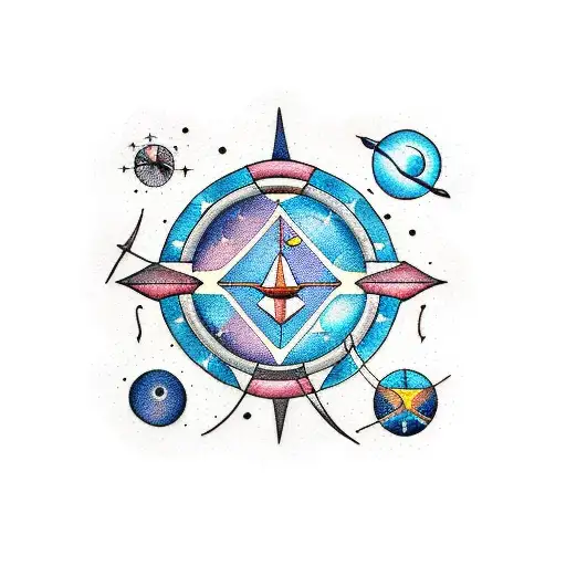 A Constellation Of Sagittarius Constellation And The Four Phases Of The Intercalated Moon