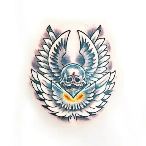 Angel Wings And Sunflowers