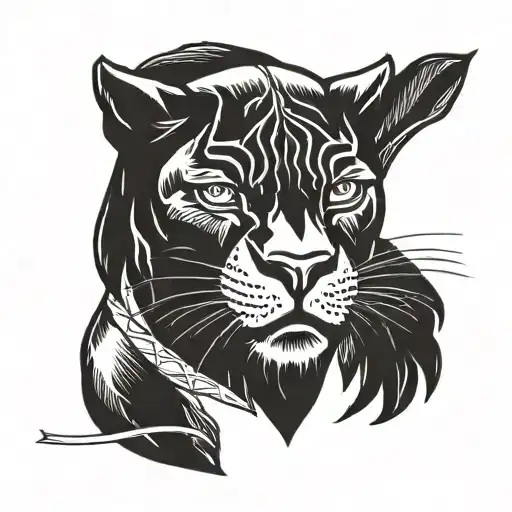 Black Panther With M240b