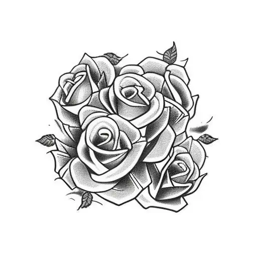 Snake With Roses Chestpiece