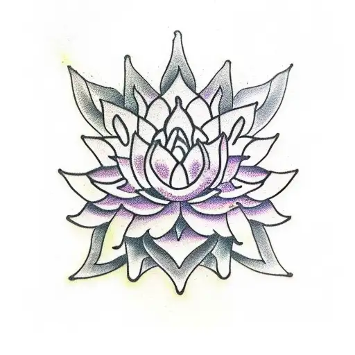 Chinese Lotus Protected By Western Dragon