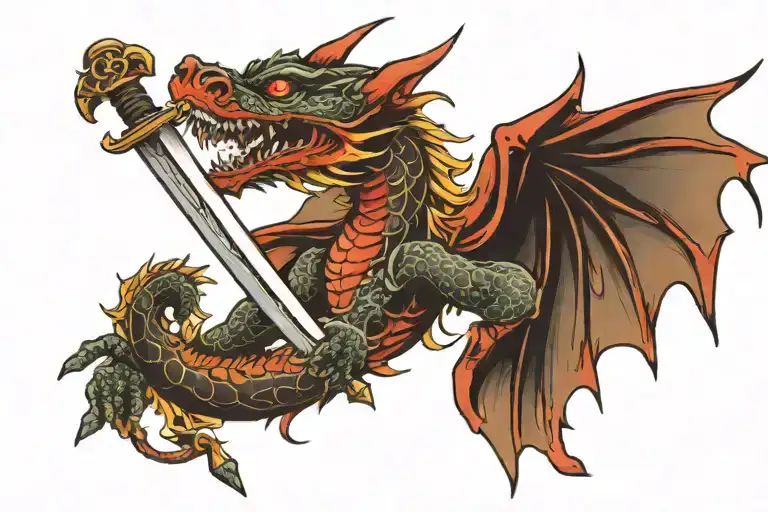 Dragon Wrapping Sword