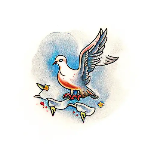 Dove With Olvive Branch