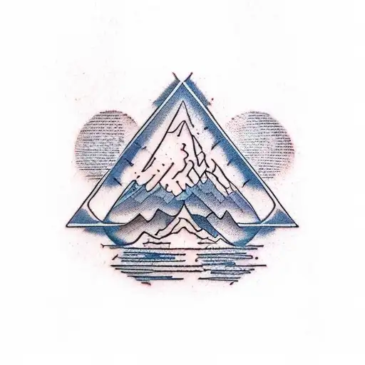 An Engineer's Blueprint Of A Mountain Range