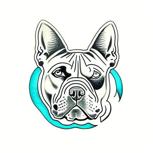 American Bully Black And White