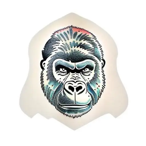 Oldschool Gorilla Coloured