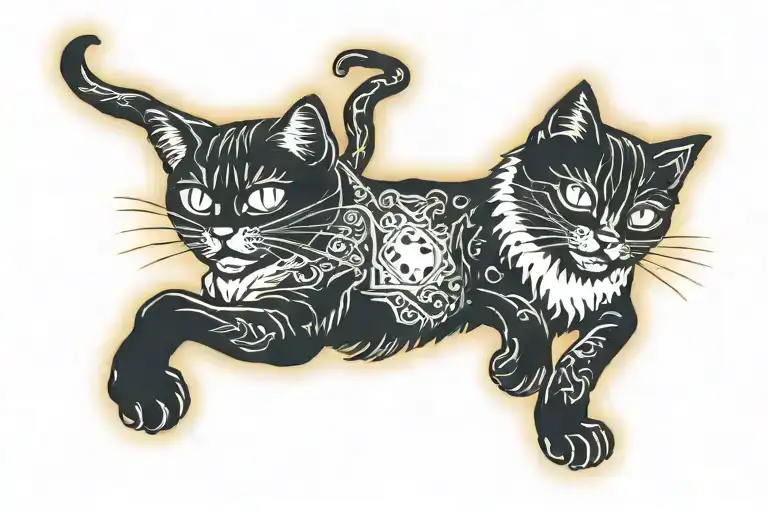 Cat Dices Cards