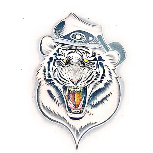 Bass-guitar And Tiger