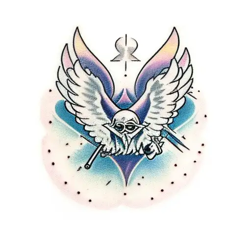 Mountains Angel Hurt Women