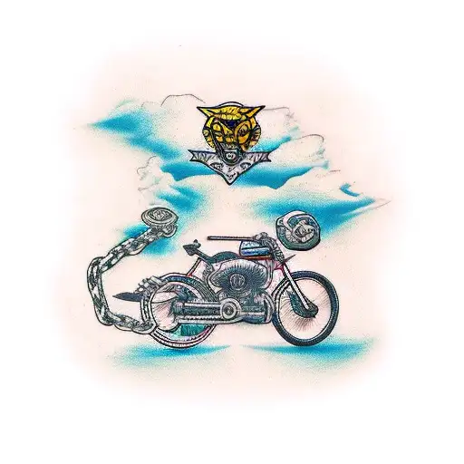 'Ride Or Die' Phrase Made From Mountain Bike Chains