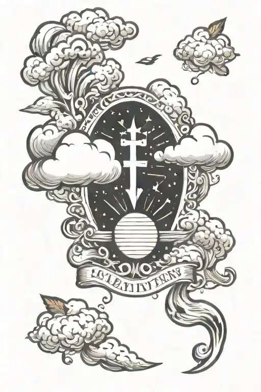 Bible Verse With Clouds