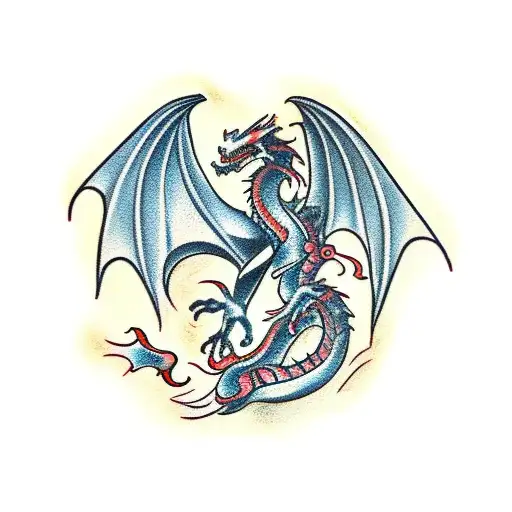 Dragon On Cross