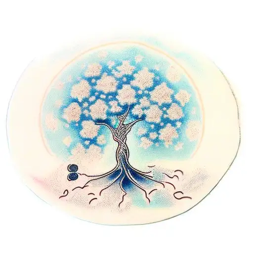 Tree With Life Money And Family