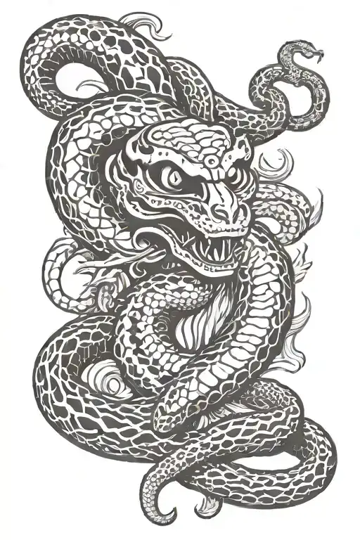 Full Colar Madusa Snake Hair