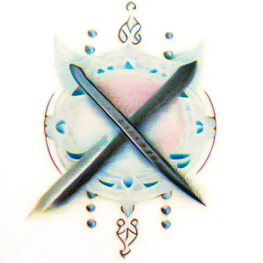 Sword And Blood Drops