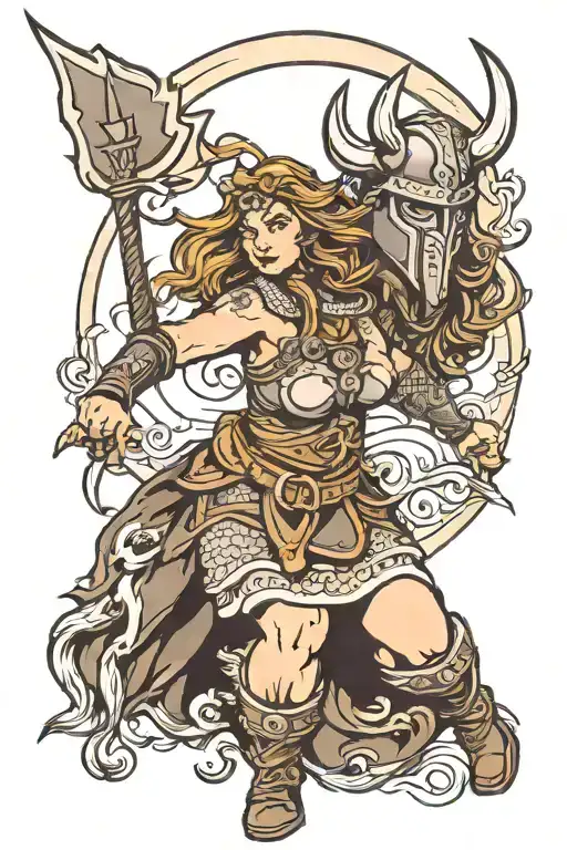 Female Viking Warrior