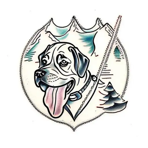 Dog In The Mountains