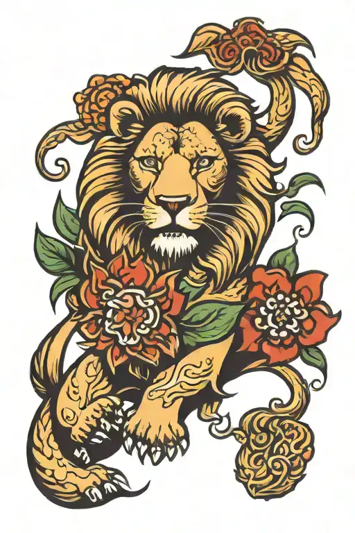 Lion And Courage Creation