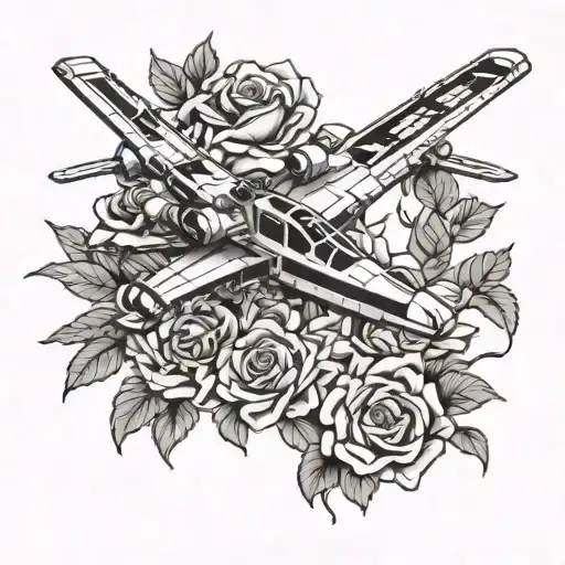 X Wing With Roses