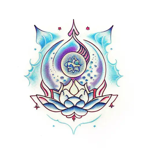 Libra Lotus Moon Goddess